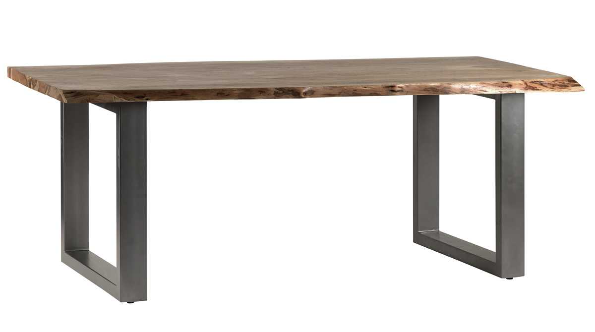 Baltic Live Edge Dining Table. 100% Solid Mango Wood.