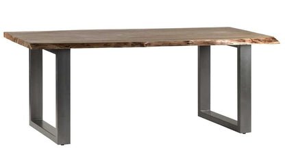 Baltic Live Edge Dining Table. 100% Solid Mango Wood.
