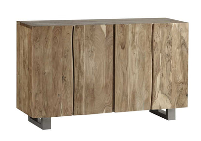 Baltic Live Edge Sideboard. 100% Solid Mango Wood.