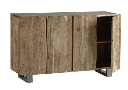 Baltic Live Edge Sideboard. 100% Solid Mango Wood.