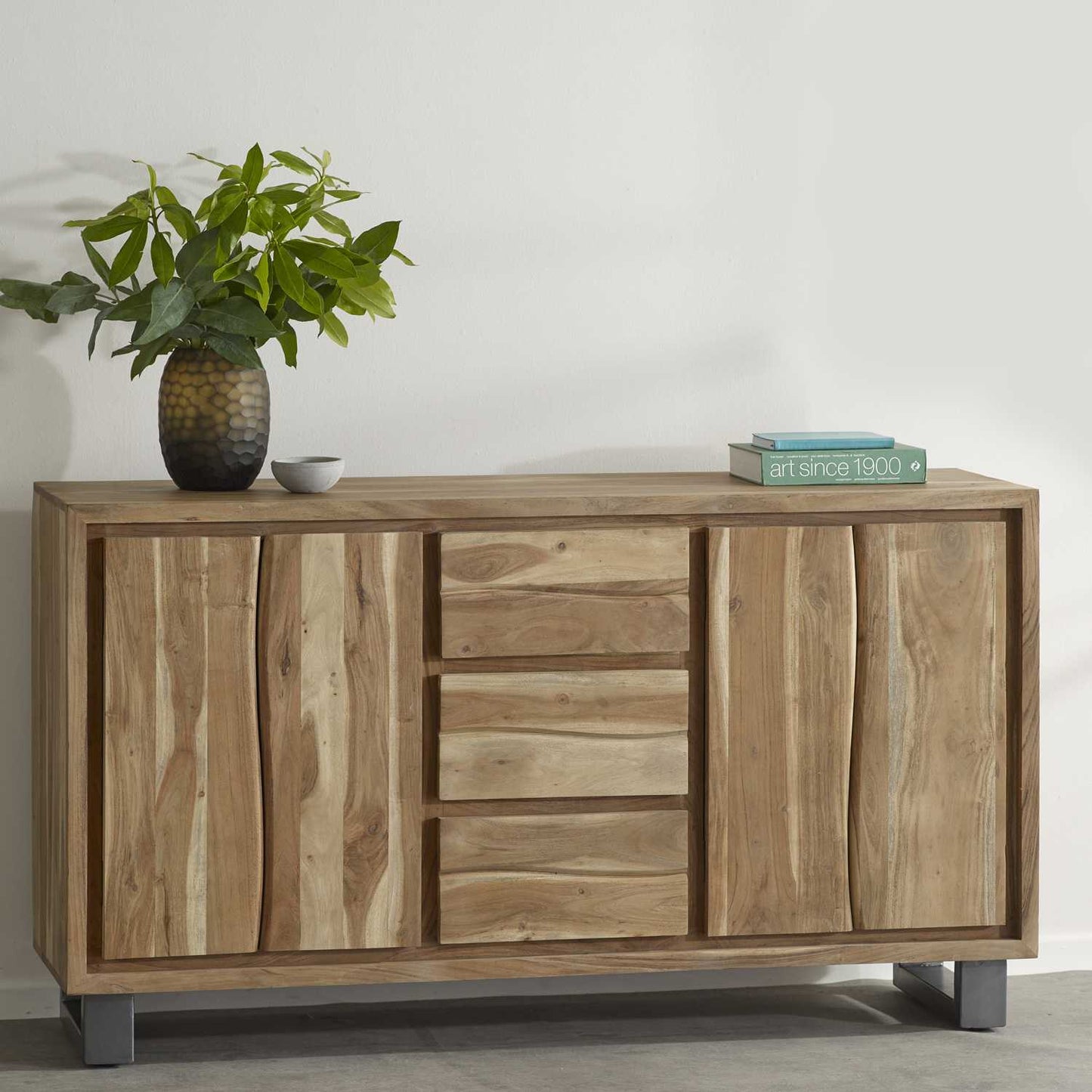 Baltic Live Edge Sideboard, Acacia Solid Wood