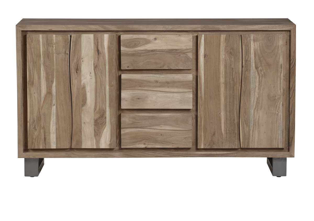 Baltic Live Edge Sideboard, Acacia Solid Wood