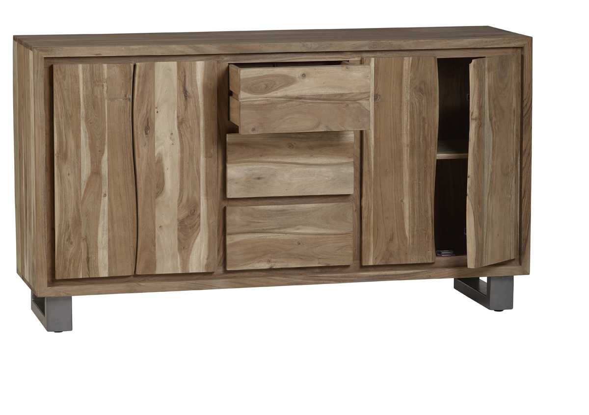 Baltic Live Edge Sideboard, Acacia Solid Wood
