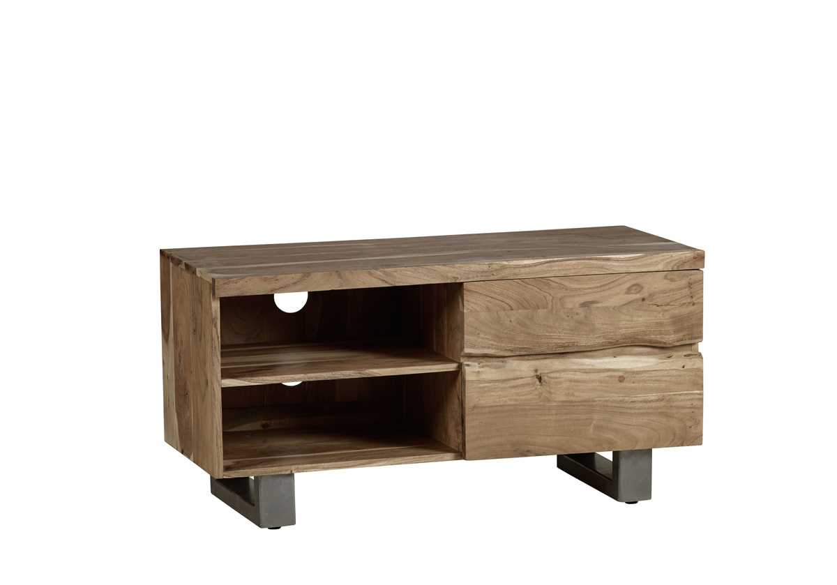 Baltic Live Edge TV Unit. 100% Solid Mango Wood.