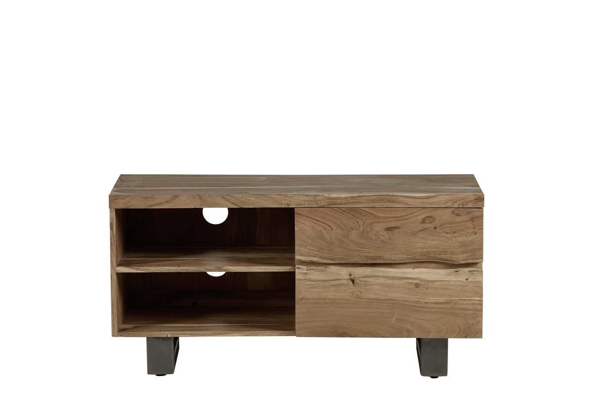 Baltic Live Edge TV Unit. 100% Solid Mango Wood.
