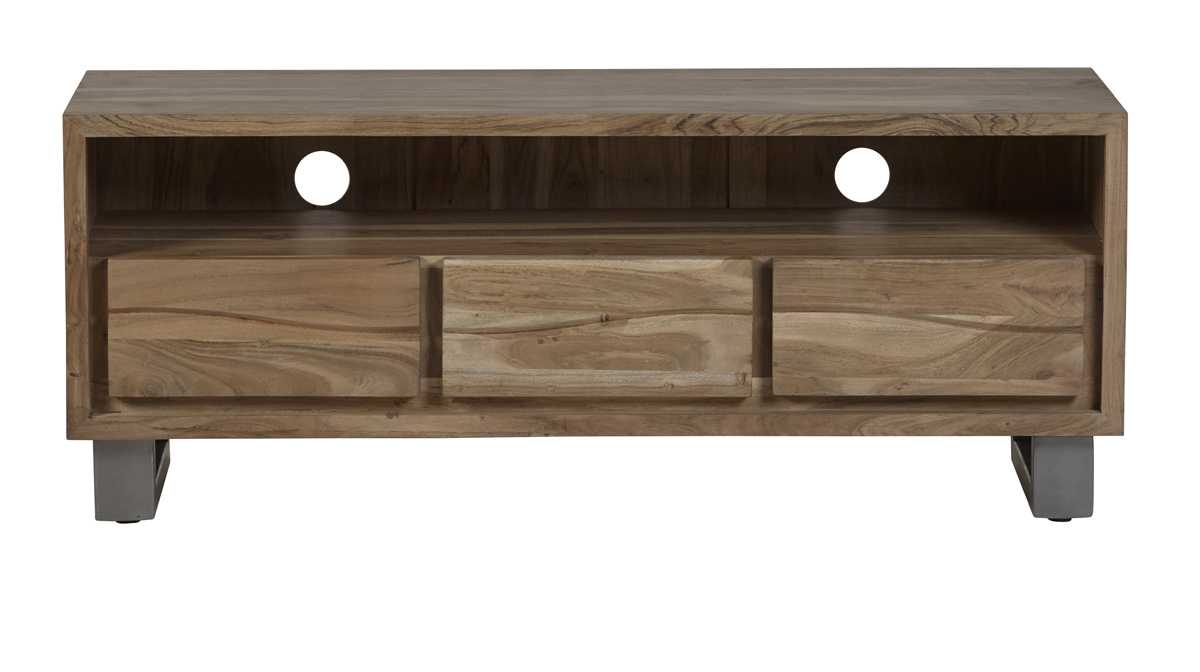 Baltic Live Edge TV Unit, Acacia Solid Wood