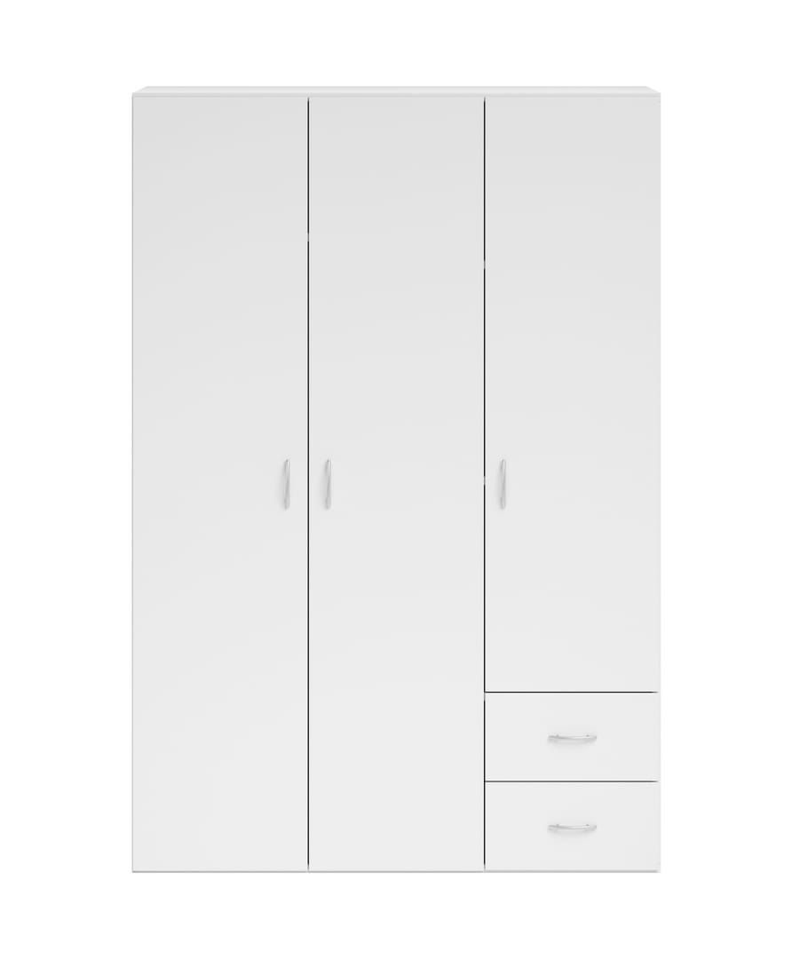 Base Hinged Door Wardrobe 120cm White or Oak Sonoma