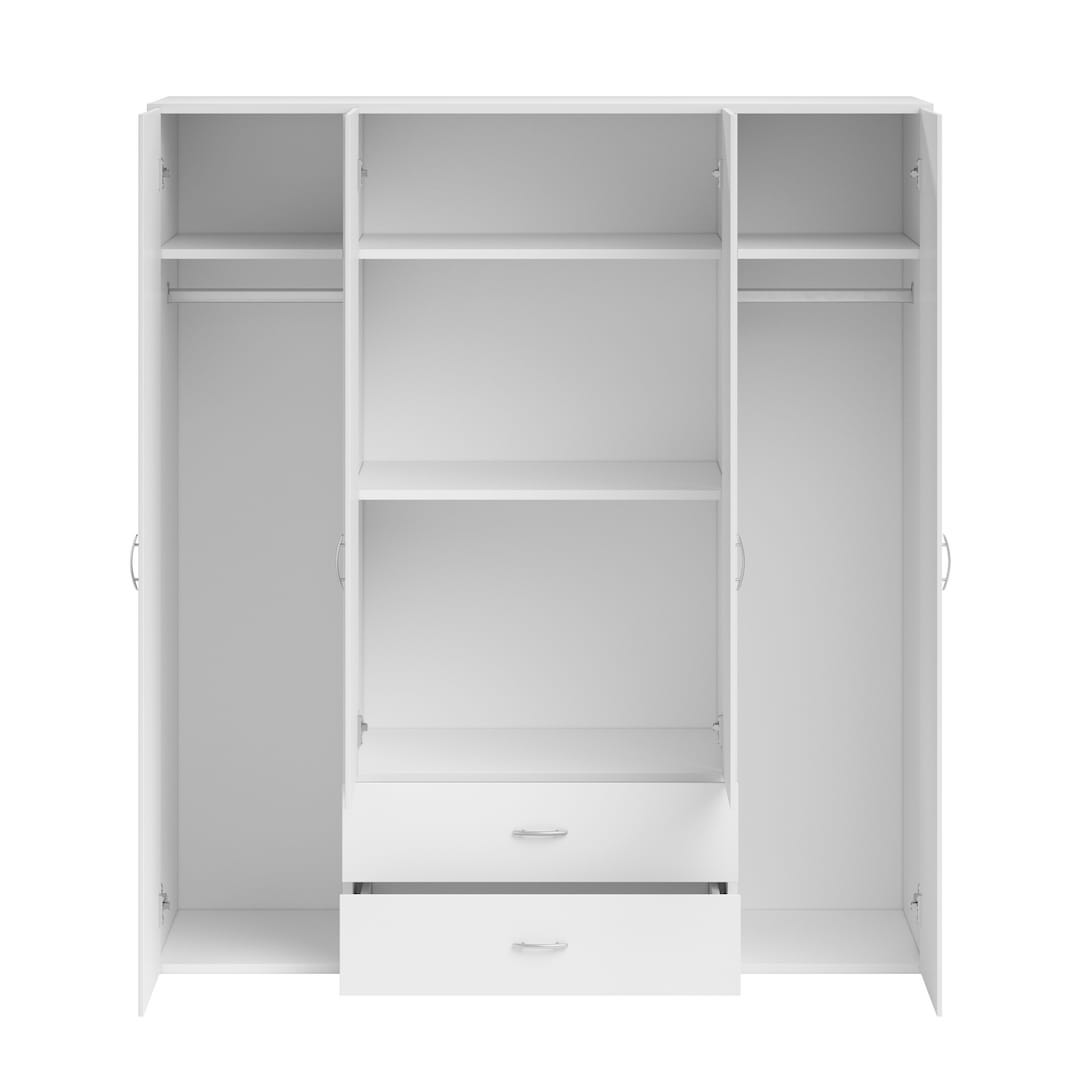 Base Hinged Door Wardrobe 160cm White or Oak Sonoma