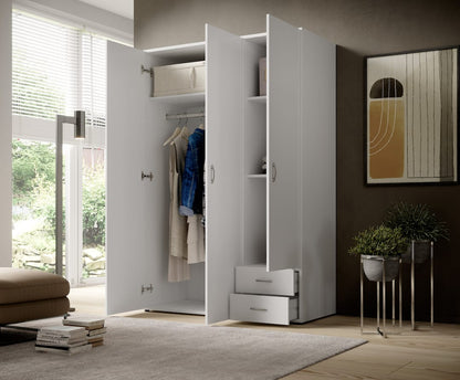 Base Hinged Door Wardrobe 120cm White or Oak Sonoma