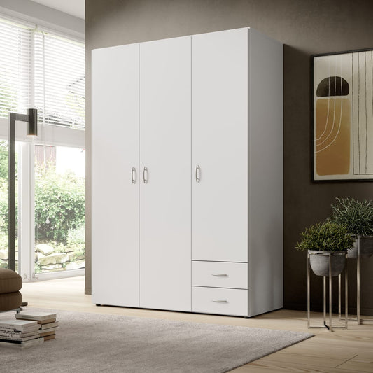 Base Hinged Door Wardrobe 120cm White or Oak Sonoma