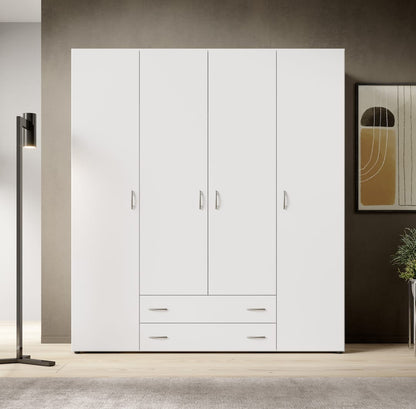 Base Hinged Door Wardrobe 160cm White or Oak Sonoma