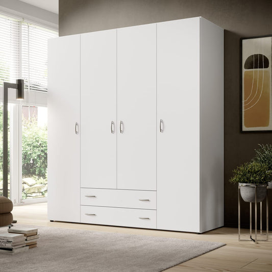 Base Hinged Door Wardrobe 160cm White or Oak Sonoma