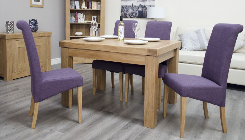 Bordeaux Small Extending Table 100% Solid Oak