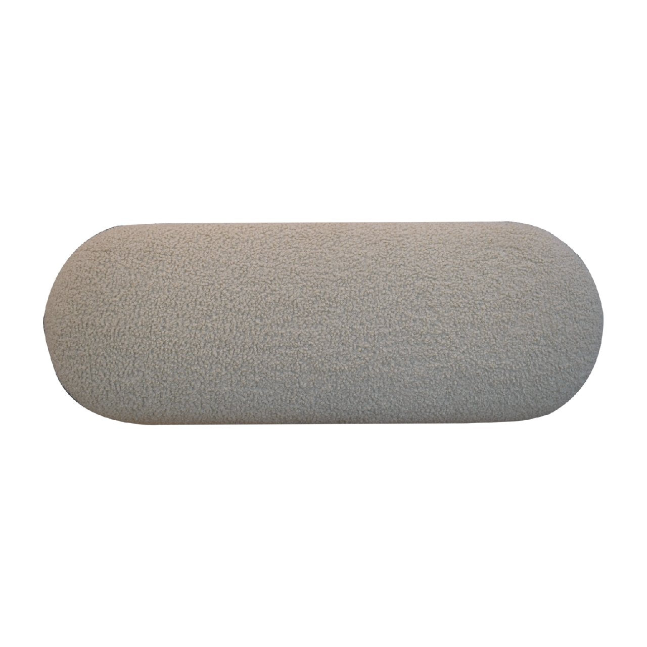 Boucle Hallway Bench. 100% Solid Mango Wood