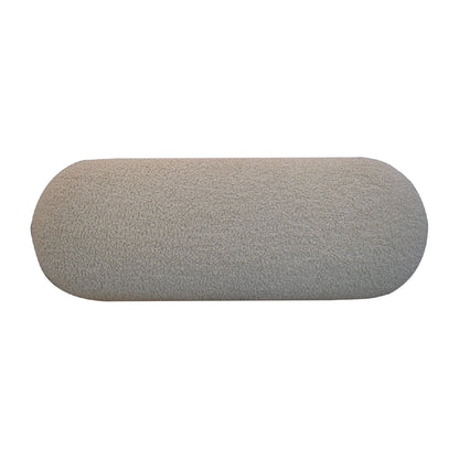 Boucle Hallway Bench. 100% Solid Mango Wood