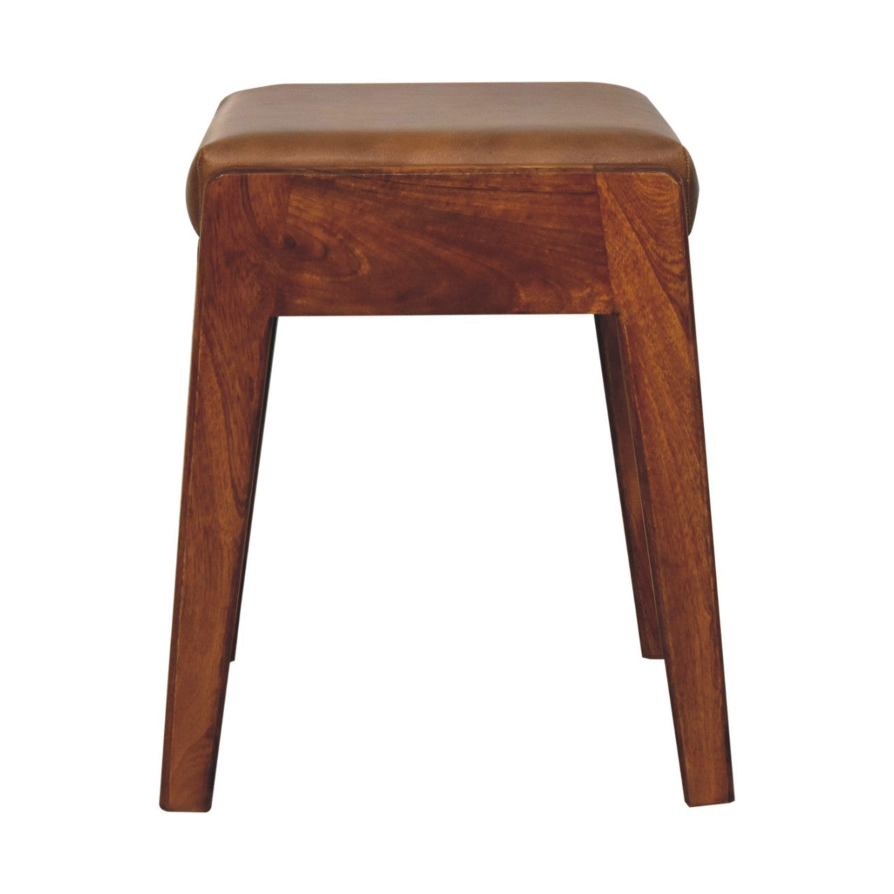 Buffalo Hallway Footstool. 100% Solid Mango Wood 