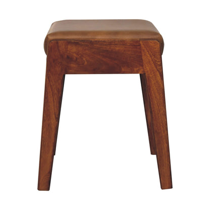 Buffalo Hallway Footstool. 100% Solid Mango Wood 