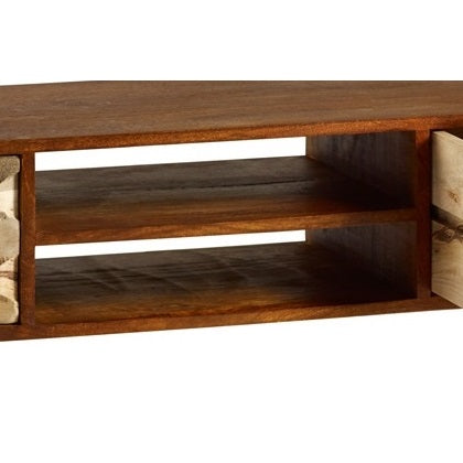 Edison Plasma TV Stand Solid Mango Wood