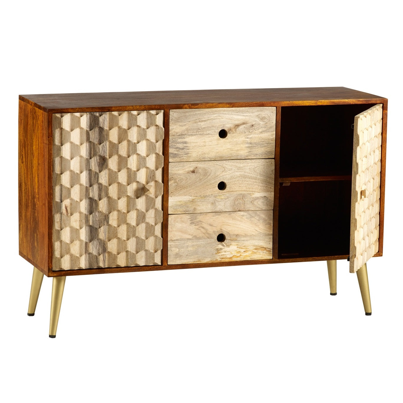 Edison Large Sideboard Solid Mango Wood