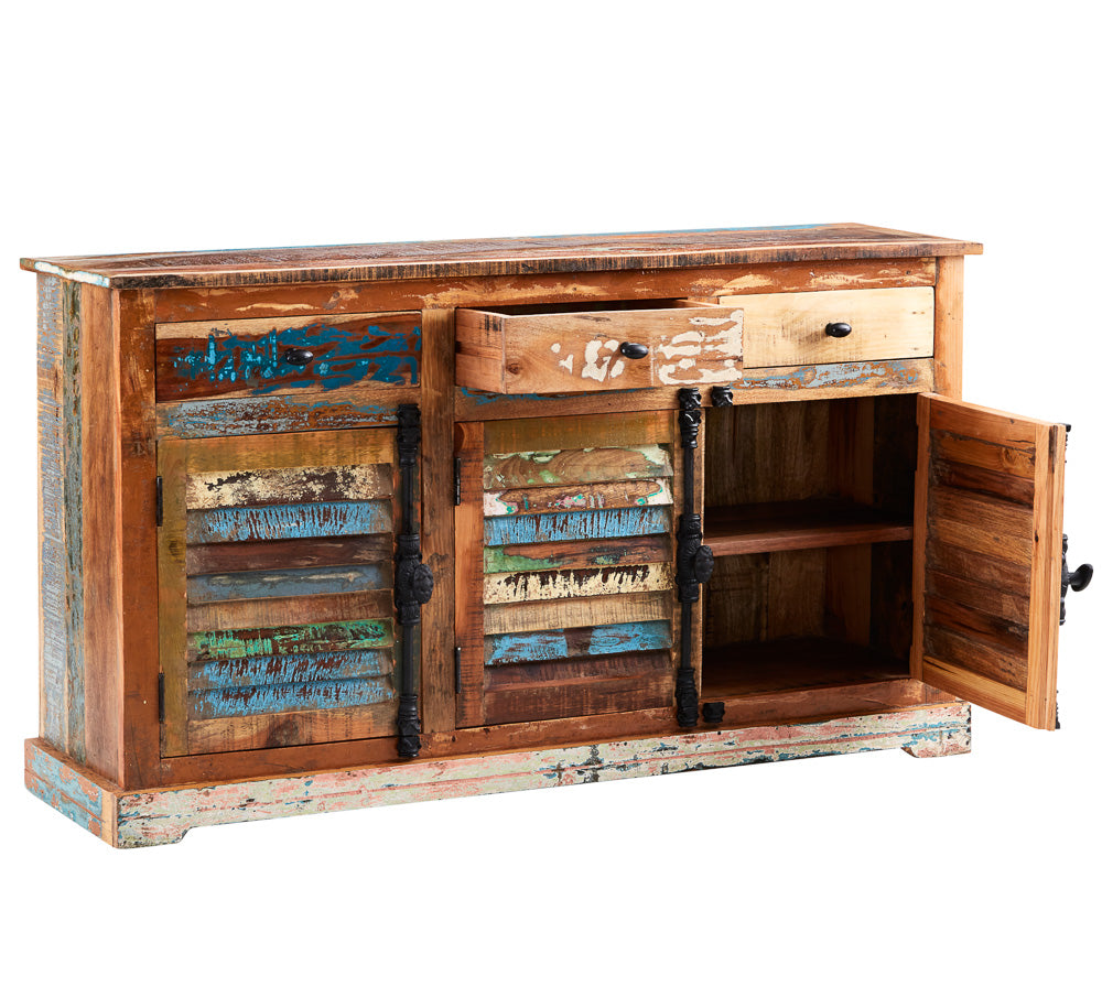 Coastal Large Sideboard 100% Reclaimed Wood