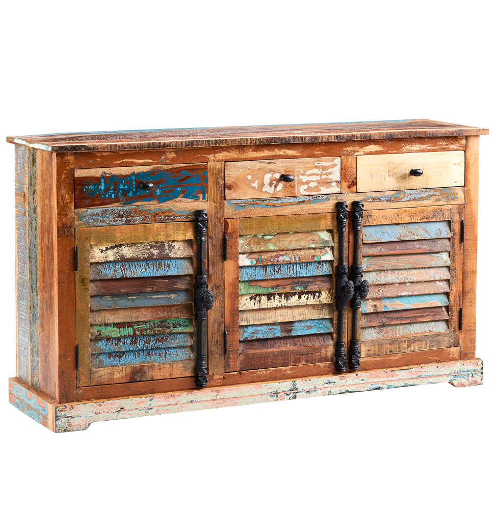 Coastal Large Sideboard 100% Reclaimed Wood