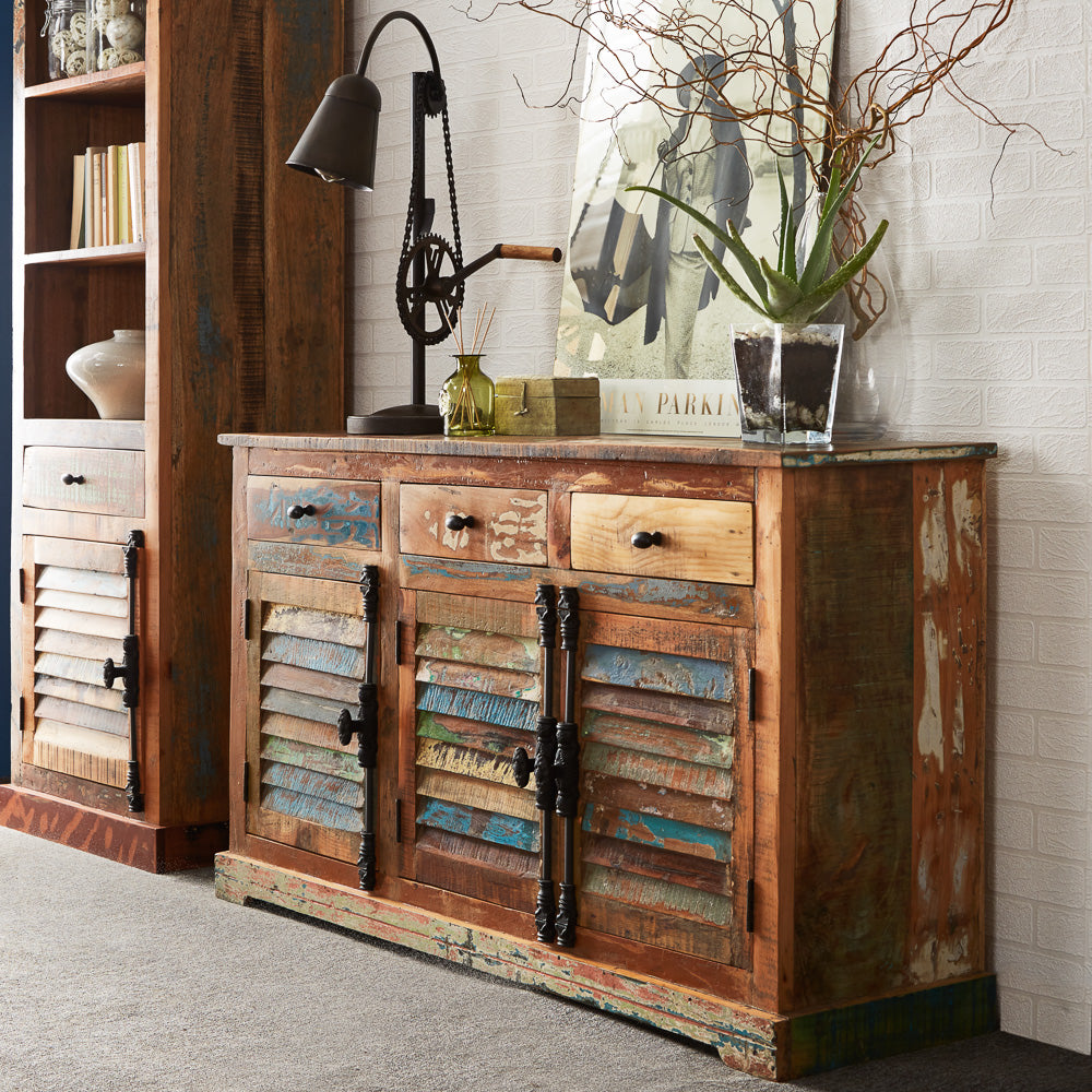 Coastal Large Sideboard 100% Reclaimed Wood