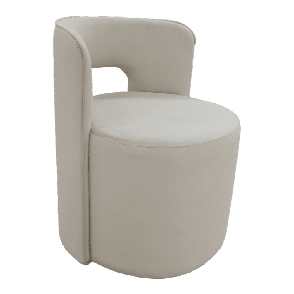Cadiz Beige Swivel Luxury Chair - Soft Beige