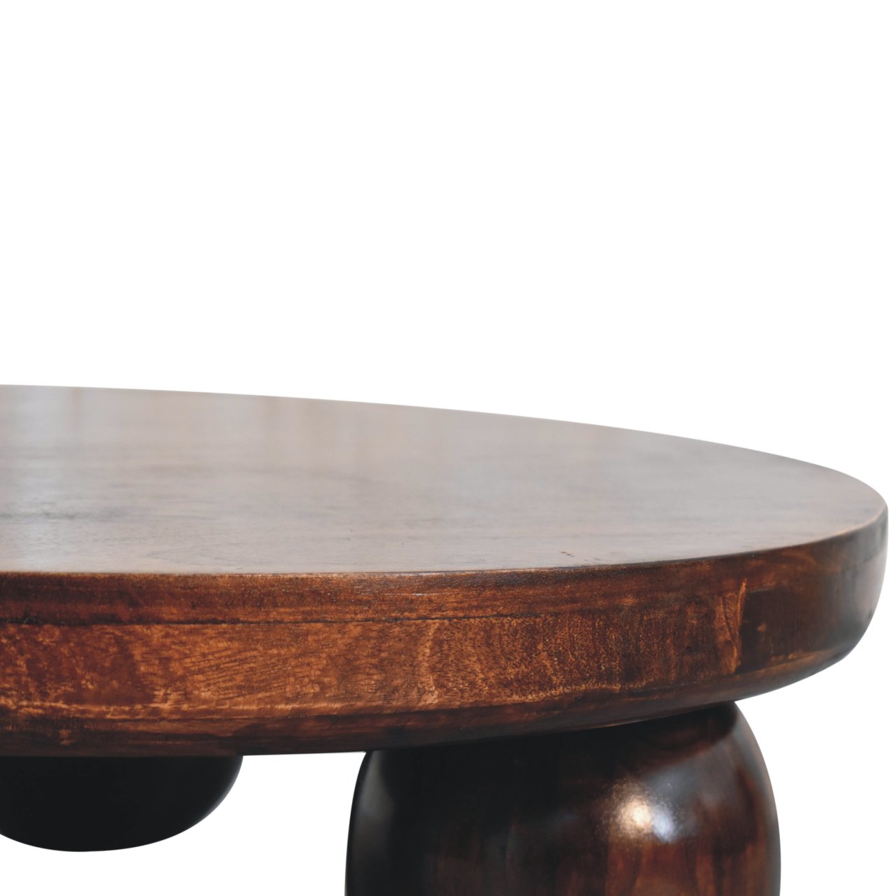 California Walnut Central Table. 100% Solid Mango Wood