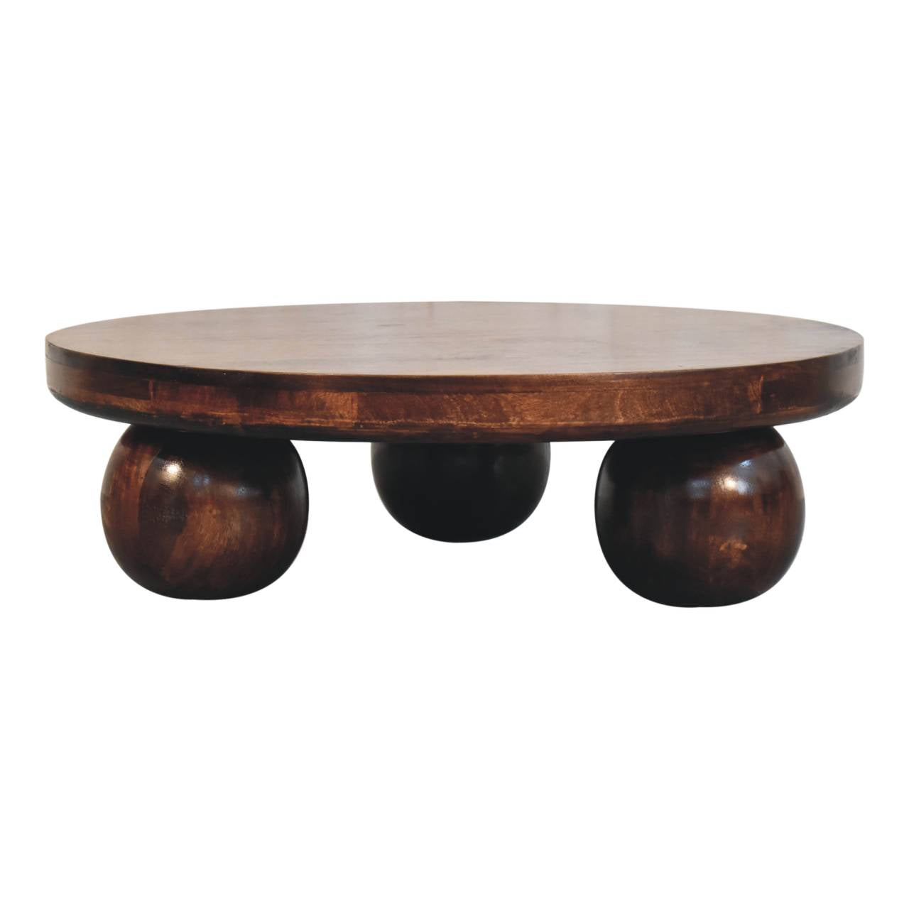 California Walnut Central Table. 100% Solid Mango Wood