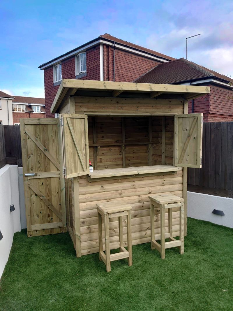 Castleton Garden Bar 6x4 - Pressure Treated Timber