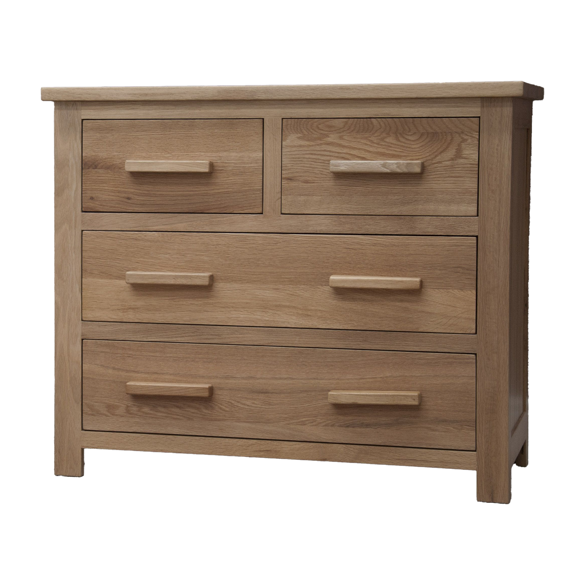 Chest of Drawers 82cm Wide. 100% Solid Oak