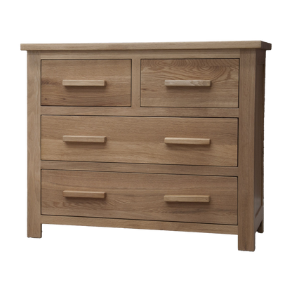 Chest of Drawers 82cm Wide. 100% Solid Oak