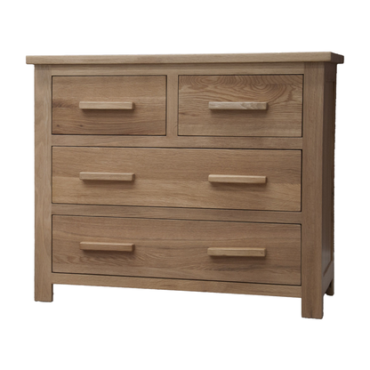 Chest of Drawers 82cm Wide. 100% Solid Oak