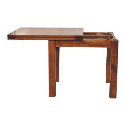 Chestnut Butterfly Dining Table. 100% Solid Mango Wood