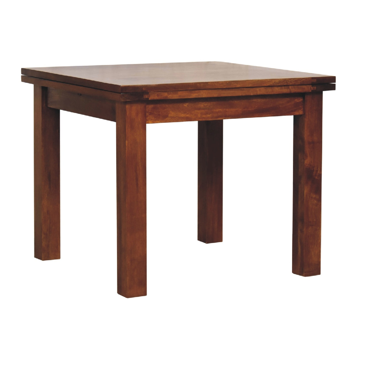 Chestnut Butterfly Dining Table. 100% Solid Mango Wood