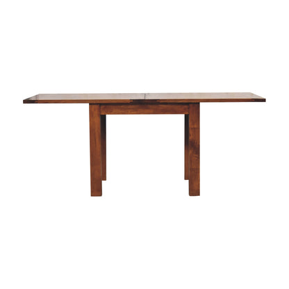 Chestnut Butterfly Dining Table. 100% Solid Mango Wood