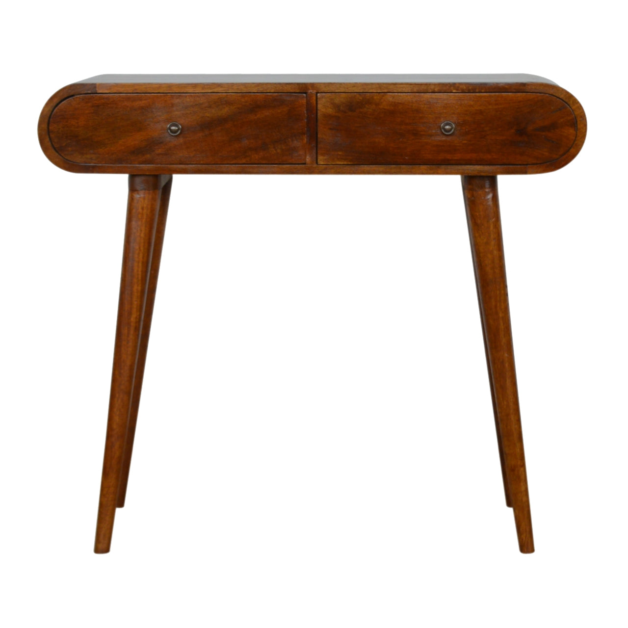 Chestnut London Console Table. 100% solid mango wood