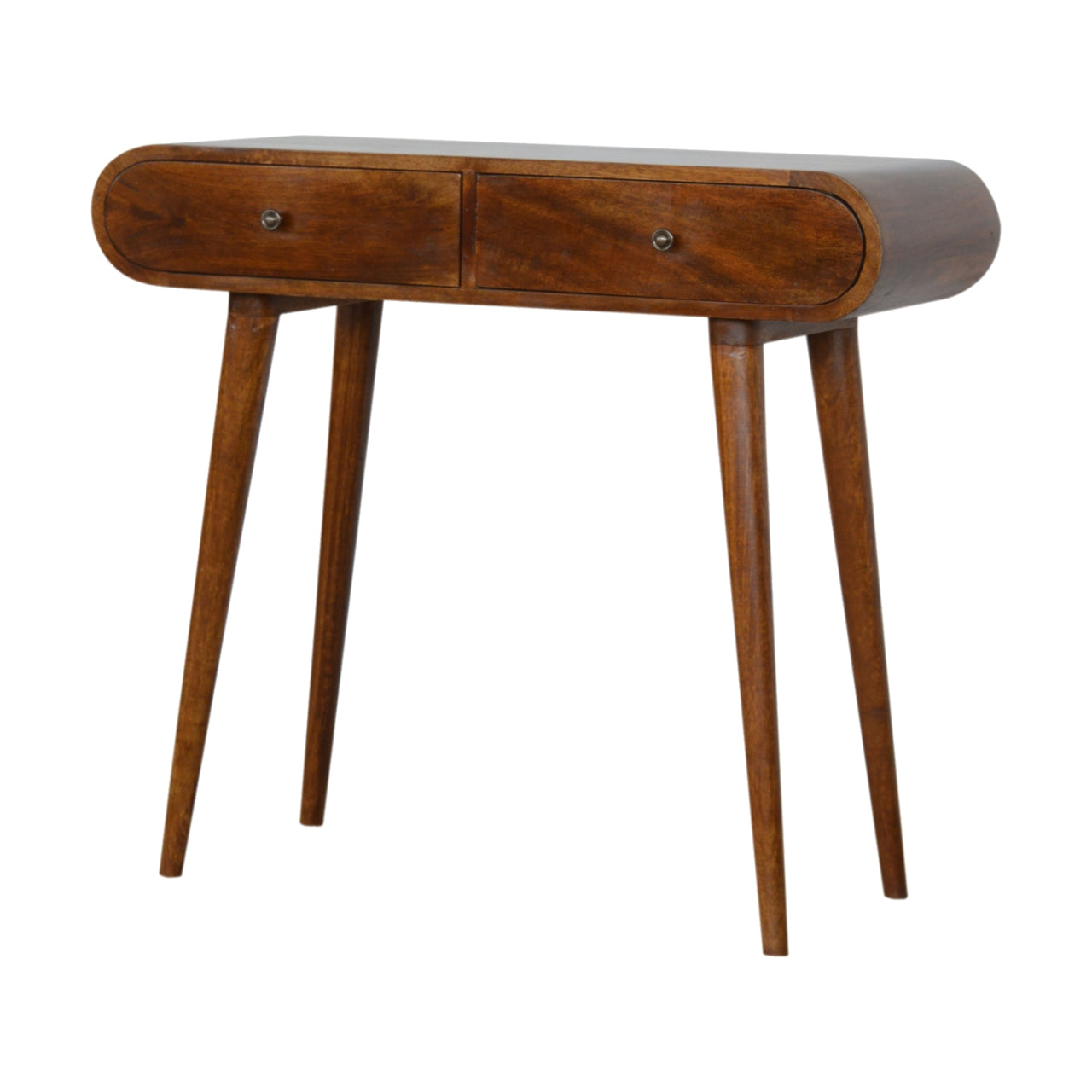 Chestnut London Console Table. 100% solid mango wood