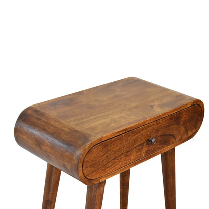 Chestnut London Mini Chestnut Console. 100% Solid Mango Wood