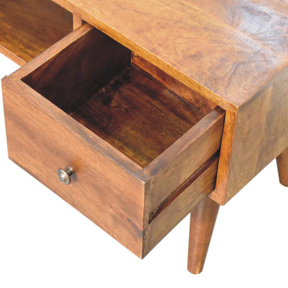 Classic Chestnut Coffee Table. 100% Solid Mango Wood