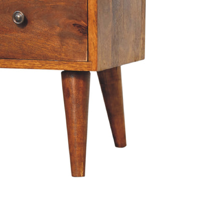 Classic Chestnut Coffee Table. 100% Solid Mango Wood