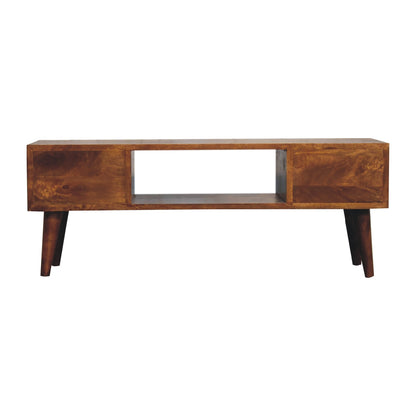 Classic Chestnut Coffee Table. 100% Solid Mango Wood