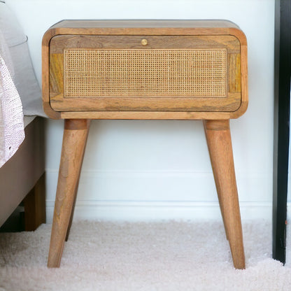 Close-knit Bedside. 100% Solid Mango Wood