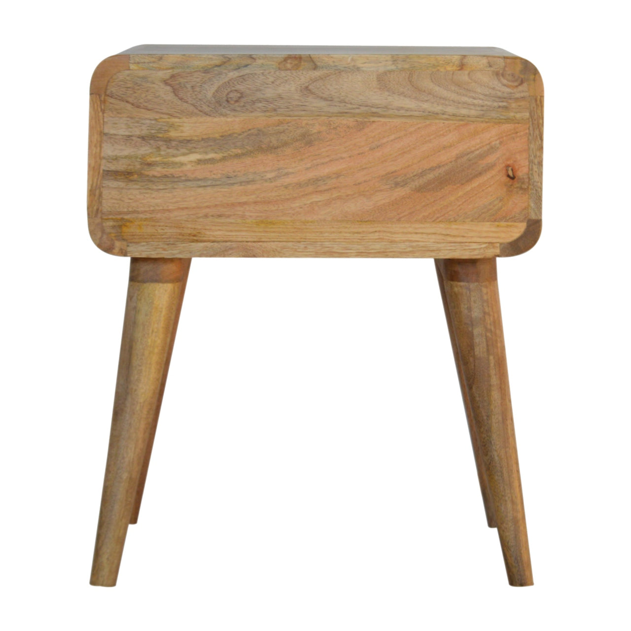 Close-knit Bedside. 100% Solid Mango Wood
