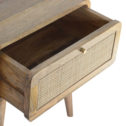 Close-knit Bedside. 100% Solid Mango Wood
