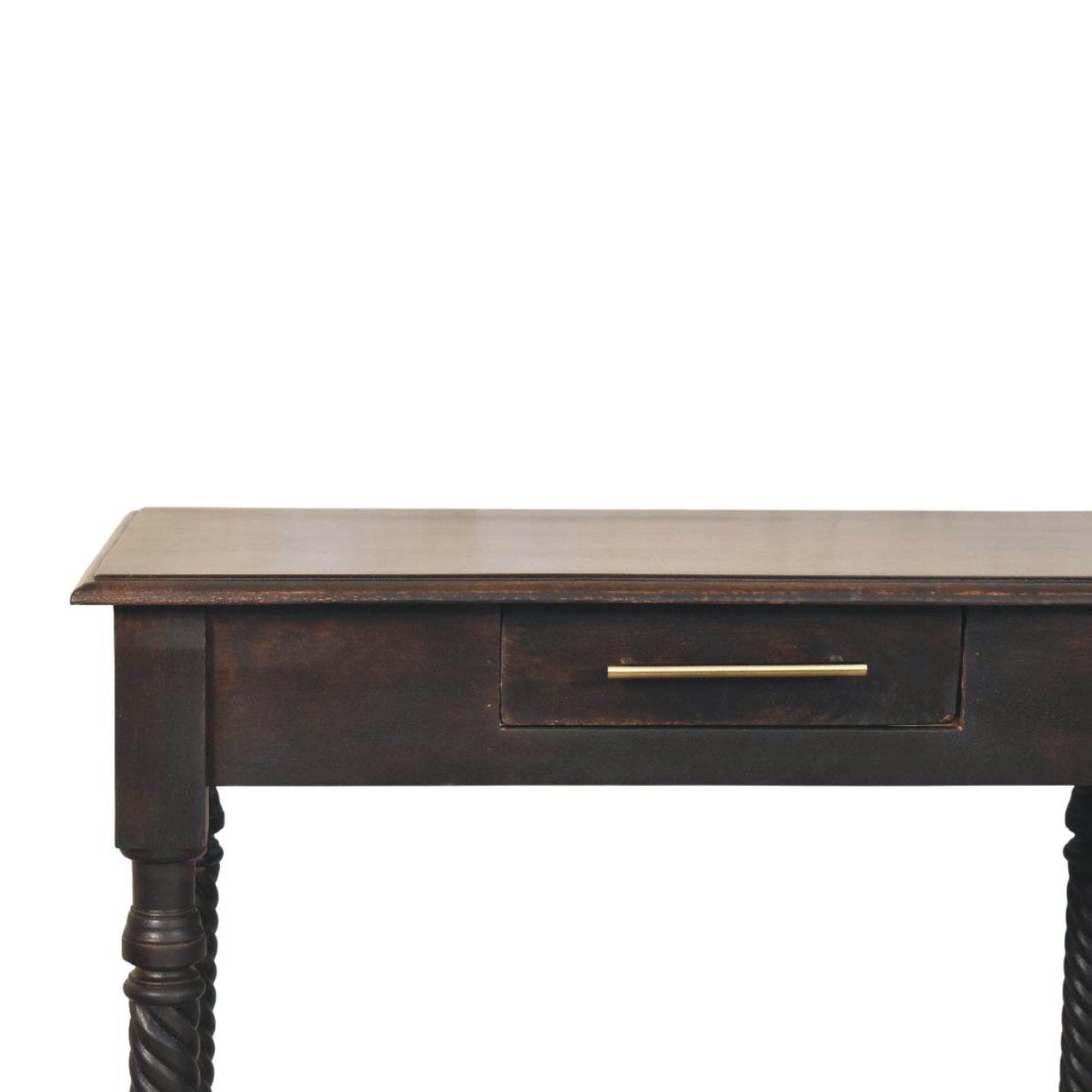 Cordelier Turned-Leg Writing Desk. 100% Solid Mango Wood