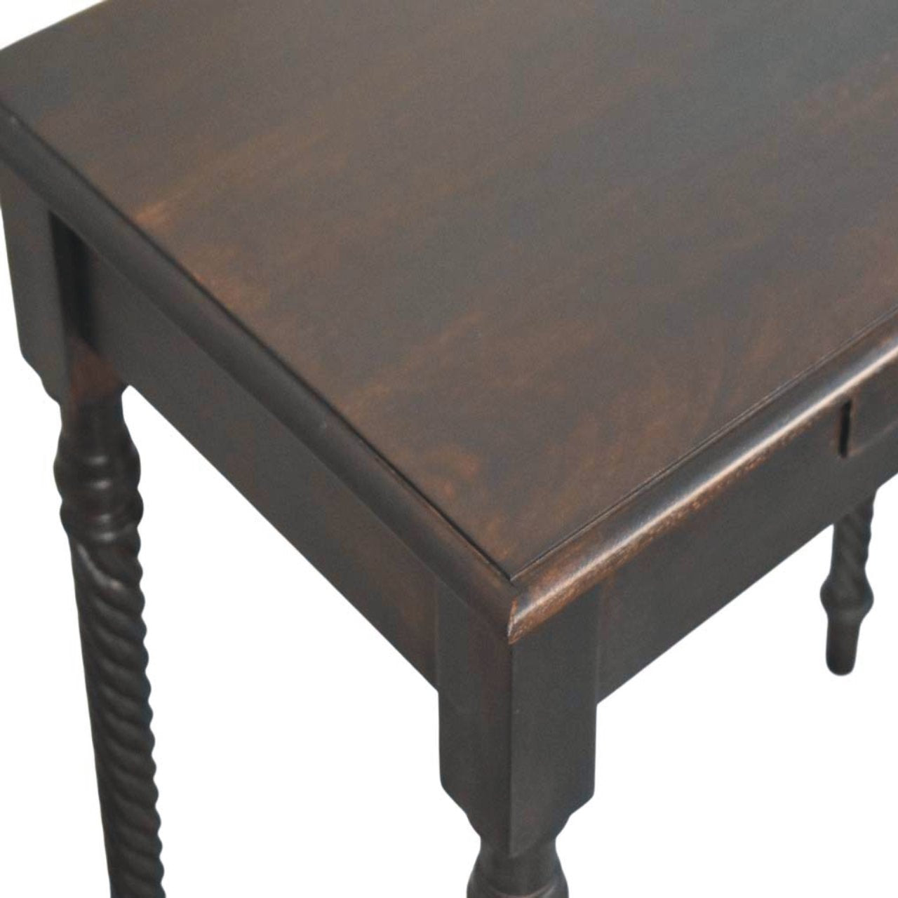 Cordelier Turned-Leg Writing Desk. 100% Solid Mango Wood
