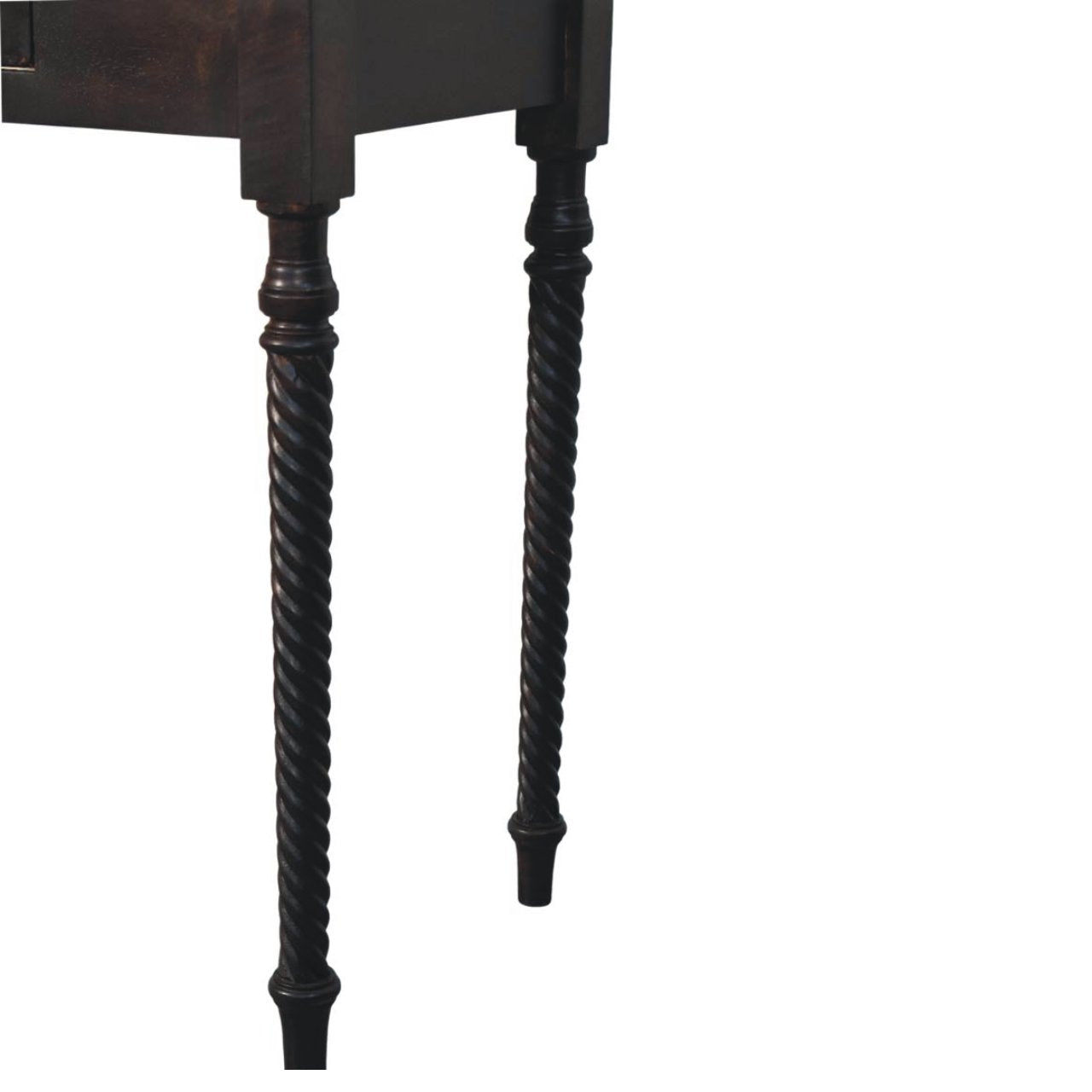 Cordelier Turned-Leg Writing Desk. 100% Solid Mango Wood