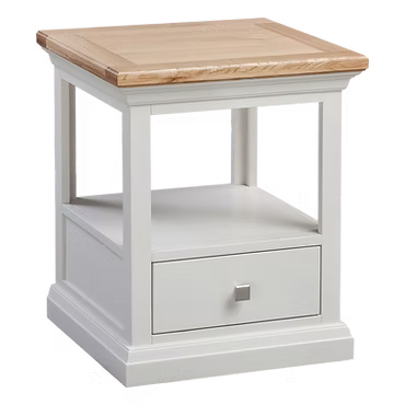 Cotswold 1 Drawer Lamp Table. Painted Pine Construction