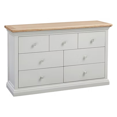 Cotswold 7 Drawer Chest. Painted pine frame